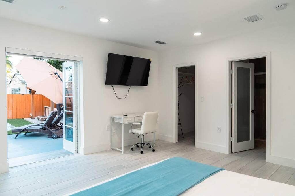 فيلا Luxury Retreat 3B ,2Ba Pool , Coral Gables Center ميامي المظهر الخارجي الصورة